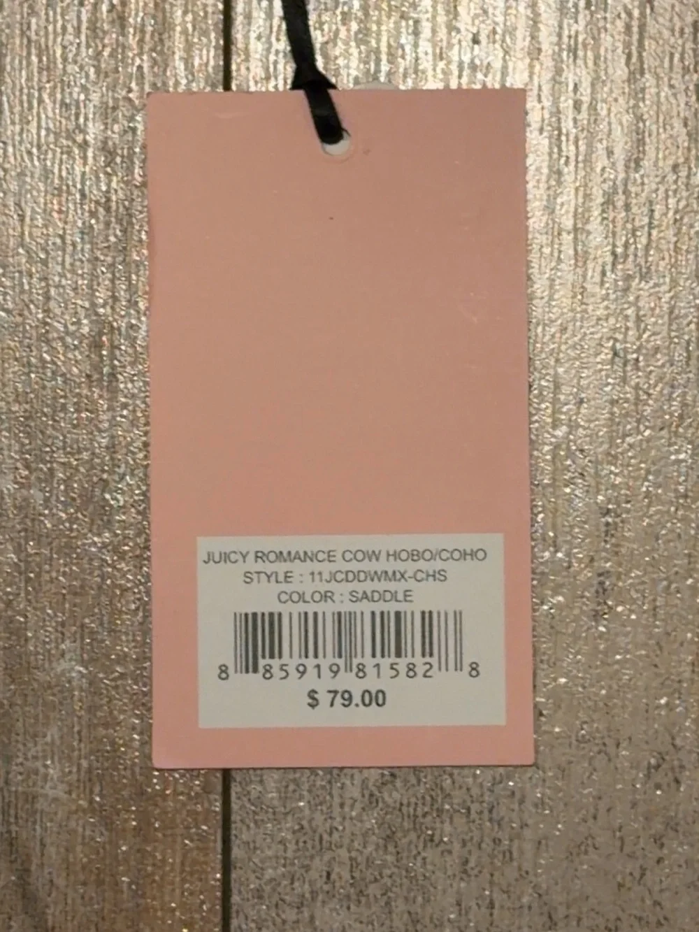 Juicy Couture Juicy Romance Cow Print Hobo Bag
